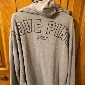 PINK Large. Oversized hoodie